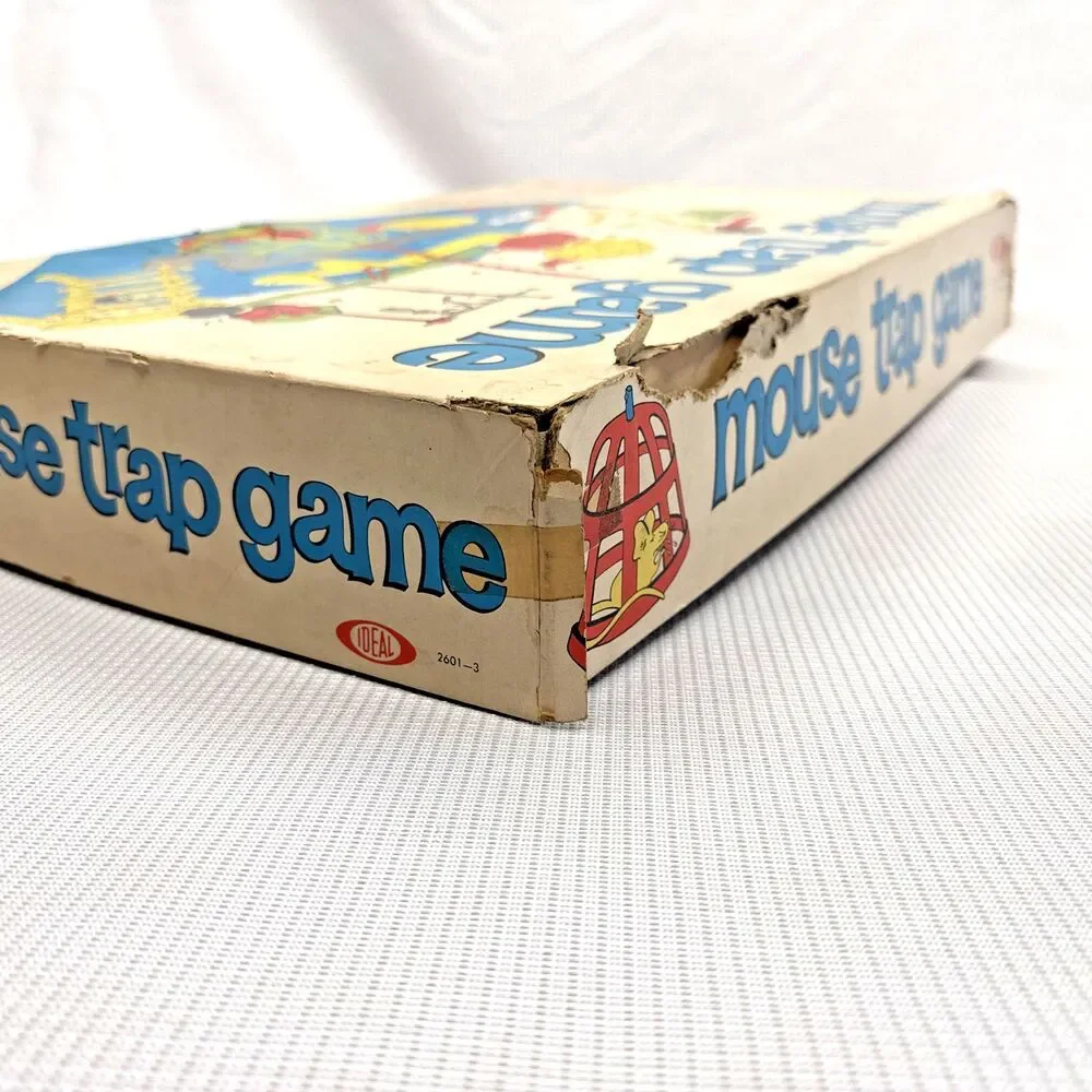 Vintage 1963 Ideal Mouse Trap Game COMPLETE Classic Retro